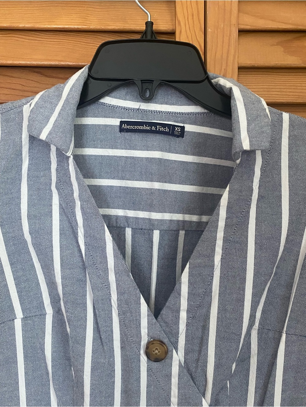 Striped Button-Down Dress - Picture 2 of 4
